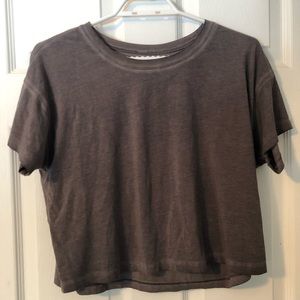 Cropped Purple Lululemon T-shirt
